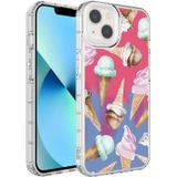 ZORE Apple iPhone 13 Kılıf Renkli Desenli Sert Silikon Zore Korn Kılıf NO9