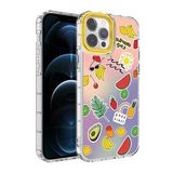 Zore Apple Iphone 13 Pro Max Kamera Korumalı Renkli Desenli Sert Korn Silikon Cep Telefonu Kılıfı