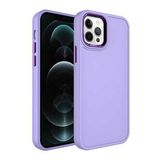 Zore Apple iPhone 13 Pro Max Metal Çerçeve Buton Tasarımlı Sert Botox Kapak Kılıf