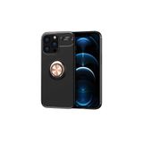 Zore Apple iPhone 13 Pro Max Uyumlu Siyah Rose Gold Ravel Silikon Kapak Kılıf