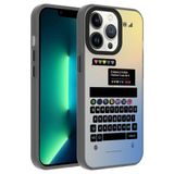Zore Apple iPhone 13 Pro Uyumlu Klavye Desenli Dragon Sert Kapak Kılıf