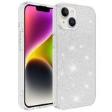 Zore Apple iPhone 14 Plus Uyumlu Gümüş Shining Silikon Kılıf