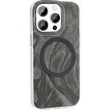 ZORE Apple iPhone 14 Pro Kılıf Magsafe Şarj Özellikli Fırça Boya Desenli Zore Palet Kapak