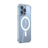 Zore Apple iPhone 14 Pro Magsafe Şarj Özellikli Şeffaf Sert PC Embos Kapak Kılıf