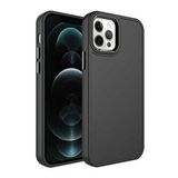 Zore Apple iPhone 14 Pro Max Metal Çerçeve Buton Tasarımlı Sert Botox Kapak Kılıf