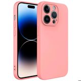 Zore Apple iPhone 14 Pro Max Uyumlu Kamera Korumalı Mara Lansman Kapak Pembe Kılıf