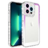 Zore Apple iPhone 14 Pro Simli ve Renk Geçiş Tasarımlı Lens Korumalı Park Kapak Kılıf