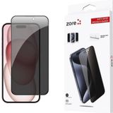 Zore Apple iPhone 15 Plus Uyumlu Anti Dust Privacy Temperli Ekran Koruyucu