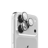 Zore Apple iPhone 17 Pro ve 17 Pro Max Zore Mikro Kamera Lens Koruyucu Gümüş