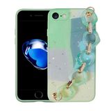 Zore Apple Iphone 7 Simli Desenli El Askılı Tutacaklı Elsa Silikon Cep Telefonu Kılıfı