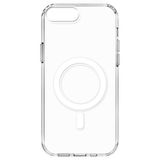 Zore Apple iPhone 8 Plus Magsafe Şarj Özellikli Şeffaf Sert PC Embos Kapak Kılıf
