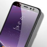 Zore Galaxy A8 2018 Kenarları Kırılmaya Dayanıklı Cam Ekran Koruyucu