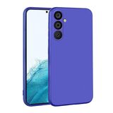 Zore Galaxy ile uyumlu A54 Kılıf Zore Premier Silikon Kapak Saks Mavi