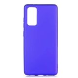 Zore Galaxy İle Uyumlu S20 FE Kılıf Premier Silikon Kapak, Saks Mavi
