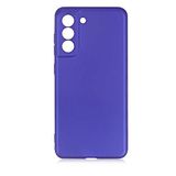 Zore Galaxy İle Uyumlu S21 FE Kılıf Premier Silikon Kapak, Saks Mavi