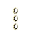 Zore Galaxy İle Uyumlu S23 FE Kamera Lens Koruyucu Cam Filmi, Gold
