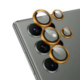 Zore Galaxy İle Uyumlu S23 Ultra CL-12 Premium Safir Parmak İzi Bırakmayan Anti-Reflective Kamera Lens Koruyucu, Turuncu