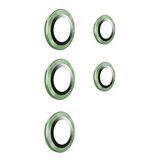 Zore Galaxy İle Uyumlu S23 Ultra Kamera Lens Koruyucu Cam Filmi, Yeşil