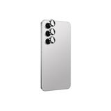 Zore Galaxy İle Uyumlu S24 Plus Titanium Premium Temperli Kamera Lens Koruyucu, Gri