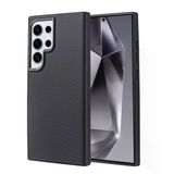 Zore Galaxy İle Uyumlu S24 Ultra Kılıf M-Safe Şarj Özellikli Karbon Fiber Görünümlü Troy Kapak