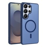 Zore Galaxy ile uyumlu S26 Ultra Kılıf M-safe Şarj Özellikli Zore Babet Kapak Mavi