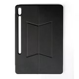 Zore Galaxy İle Uyumlu Tab S10 Border Keyboard Bluetooh Bağlantılı Standlı Klavyeli Tablet Kılıfı