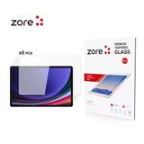 Zore Galaxy İle Uyumlu Tab S10 Plus 5İn1 Tablet Temperli Cam Ekran Koruyucu