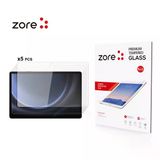 Zore Galaxy İle Uyumlu Tab S9 Fe 5İn1 Tablet Temperli Cam Ekran Koruyucu
