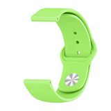 Zore Galaxy İle Uyumlu Watch 42mm KRD-11 20mm Silikon Kordon, Yeşil