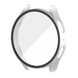 Zore Galaxy İle Uyumlu Watch 5 44mm Sert PC Kasa ve Ekran Koruyucu Watch Gard 14, Gümüş