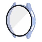 Zore Galaxy İle Uyumlu Watch 5 44mm Sert PC Kasa ve Ekran Koruyucu Watch Gard 14, Mavi Açık