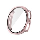 Zore Galaxy ile uyumlu Watch 8 40mm Sert PC Kasa ve Ekran Koruyucu Watch Gard 38 Rose Gold