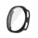 Zore Galaxy ile uyumlu Watch 8 40mm Sert PC Kasa ve Ekran Koruyucu Watch Gard 38 Siyah
