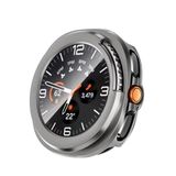 Zore Galaxy ile uyumlu Watch 8 Classic 46mm Sert PC Kasa ve Ekran Koruyucu Watch Gard 39 Titanyum
