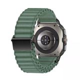 Zore Galaxy İle Uyumlu Watch Ultra 47Mm Krd-120 Naylon Kumaş Hasır Örgülü Kordon