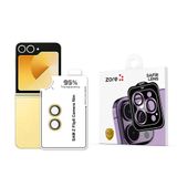 Zore Galaxy İle Uyumlu Z Flip 6 CL-11 Safir Parmak İzi Bırakmayan Anti-Reflective Kamera Lens Koruyucu, Sarı