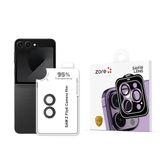 Zore Galaxy İle Uyumlu Z Flip 6 CL-11 Safir Parmak İzi Bırakmayan Anti-Reflective Kamera Lens Koruyucu, Siyah