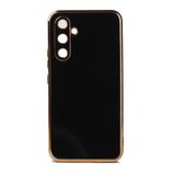 Zore Galaxy M14 Mor Bark Kenarları Altın Renk Kılıf