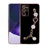 Zore Galaxy Note 20 Ultra El Tutamaçlı Kamera Korumalı Taka Silikon Kapak Kılıf