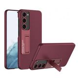 Zore Galaxy S23 Kıpta Standlı Kırmızı Cep Telefonu Kılıfı