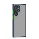 Zore Galaxy S23 Ultra Hux Düğme ve Kapak Zıt Renk Cep Telefonu Kılıfı