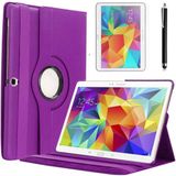 ZORE Galaxy Tab 4 10.1 T530 Zore Dönebilen Standlı Tablet Kılıfı - Mor