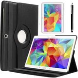ZORE Galaxy Tab 4 10.1 T530 Zore Dönebilen Standlı Tablet Kılıfı - Siyah