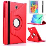 Zore Galaxy Tab A T580 10.1 Dönebilen Standlı - Kırmızı Kılıf