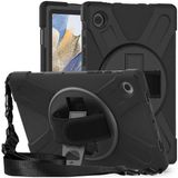 Zore Galaxy Tab A8 10.5 SM-X200 2021 Defender Standlı Koruyucu - Siyah Kılıf