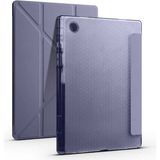 Zore Galaxy Tab A8 10.5 SM-X200 2021 Kalem Bölmeli Standlı - Mor Kılıf