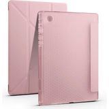Zore Galaxy Tab A8 10.5 SM-X200 2021 Kalem Bölmeli Standlı - Rose Gold Kılıf