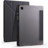 Zore Galaxy Tab A8 10.5 SM-X200 2021 Kalem Bölmeli Standlı - Siyah Kılıf