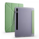 Zore Galaxy Tab S7 T870 Tri Folding Kalem Bölmeli Standlı Kılıf