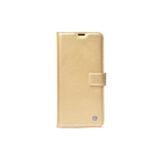 Zore General Mobile 22 Plus Uyumlu Kılıf Kar Deluxe Kapaklı Uyumlu Kılıf-Gold